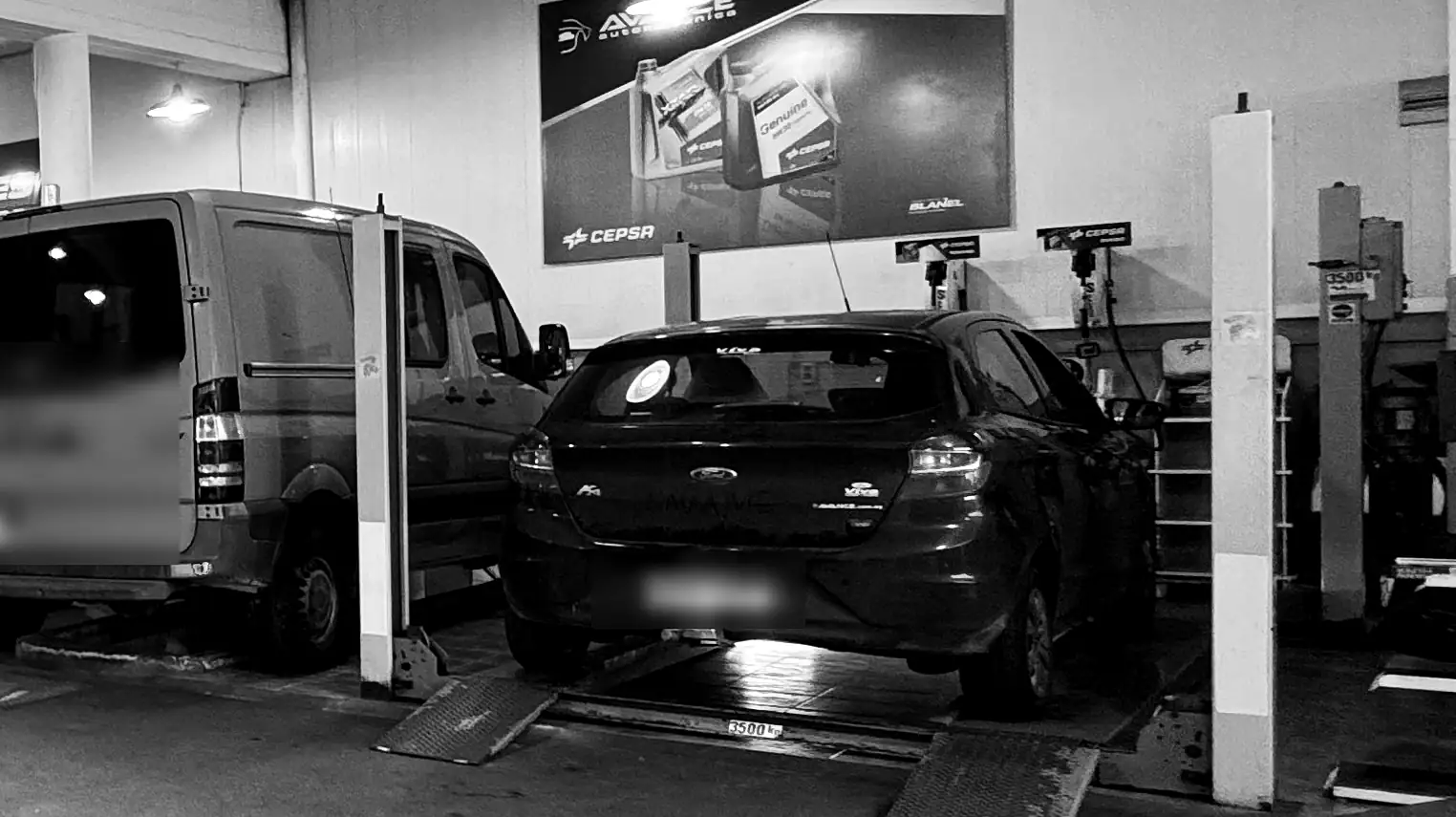 Rampas de alineación en el taller AVANCE